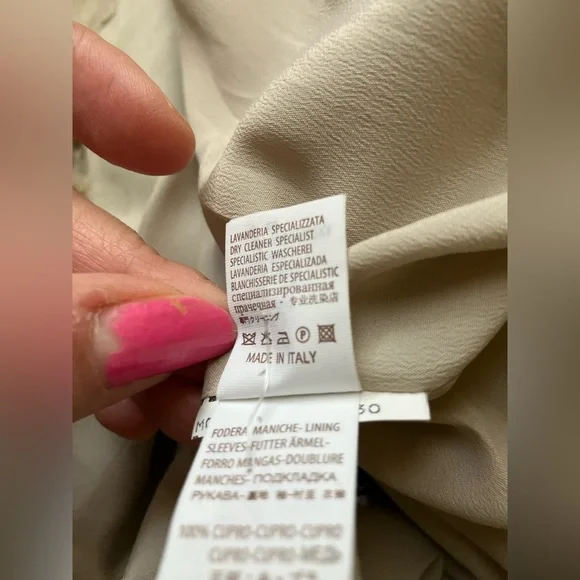 Brunello Cucinelli Women’s Leather Suede Wrap Around Jacket Sz 48 US 12 14 LUXE - Picture 6 of 14